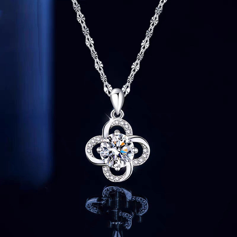 silver plated necklace