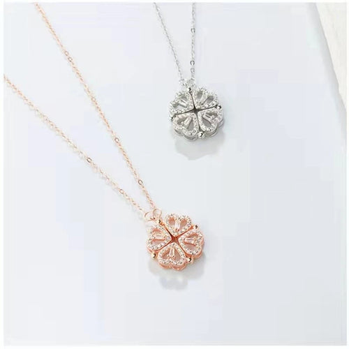 Magnetic Four Leaf Clover Necklace