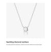 1ct Moissanite Solitaire Necklace