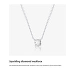 1ct Moissanite Solitaire Necklace