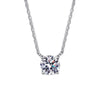 1ct Moissanite Solitaire Necklace
