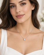 1ct Moissanite Solitaire Necklace