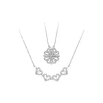 Convertible Heart Clover Necklace