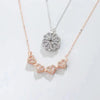 Convertible Heart Clover Necklace