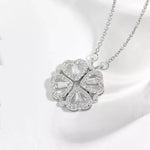Convertible Heart Clover Necklace