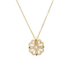 Convertible Heart Clover Necklace