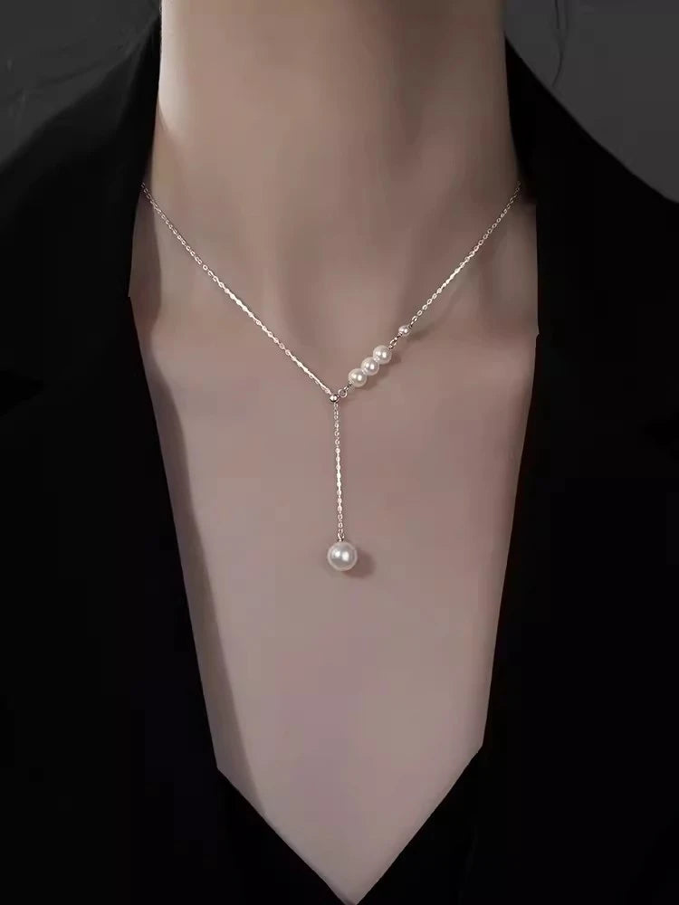 Y-Drop Accent Necklace