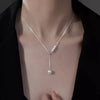 Y-Drop Accent Necklace