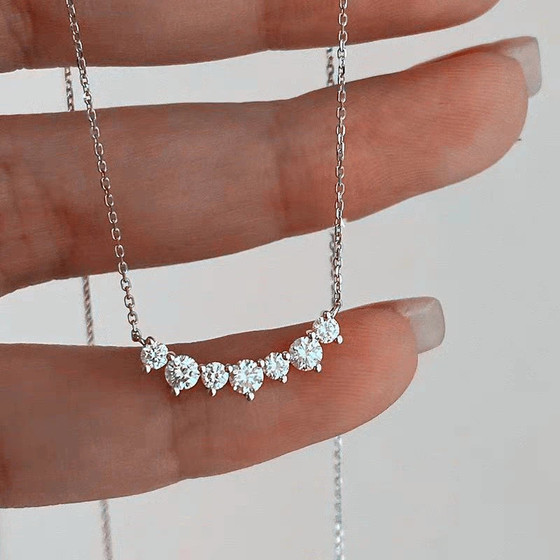 Zircon Smile Necklace