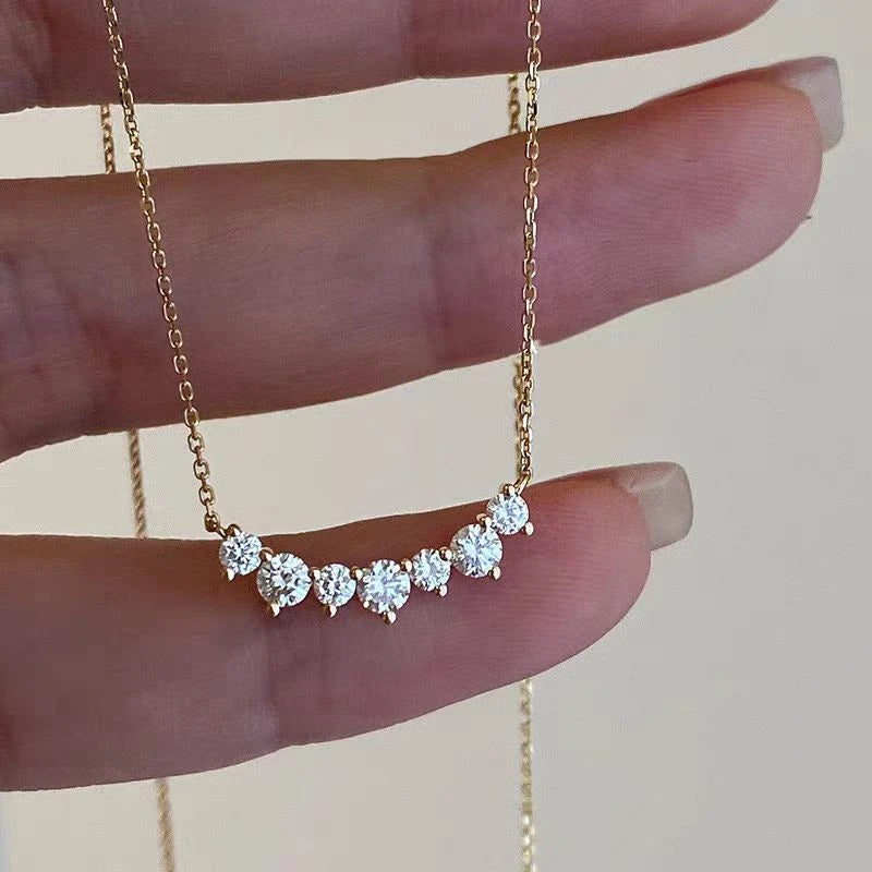 Zircon Smile Necklace