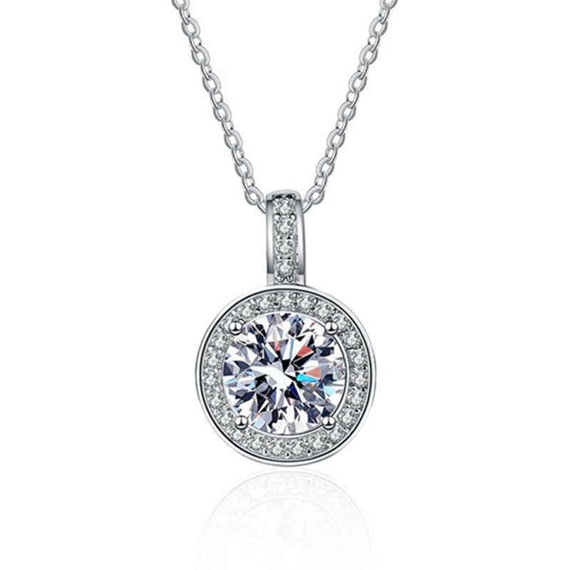 silver plated necklace
