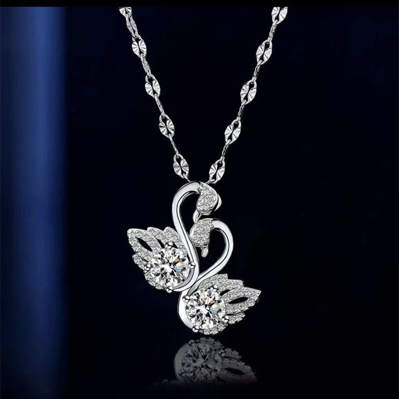 silver plated necklace