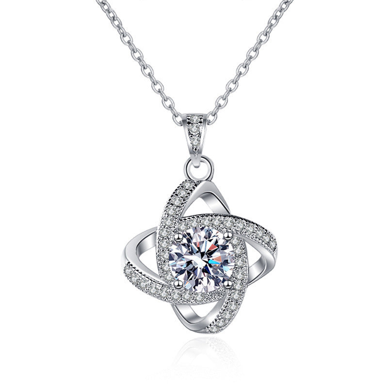 silver plated necklace