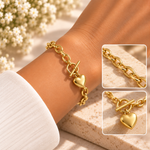 Heart Tag Bracelet