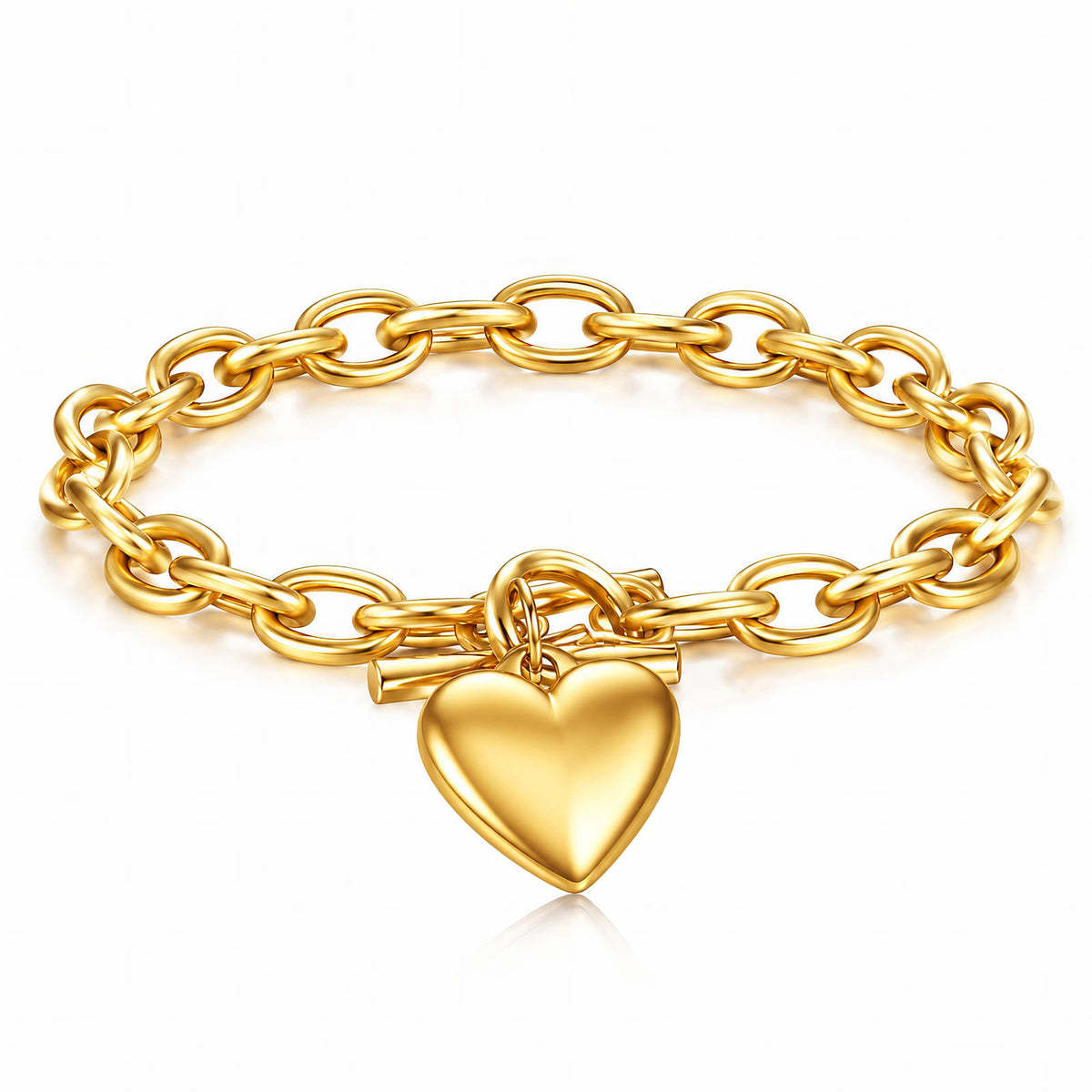 Heart Tag Bracelet