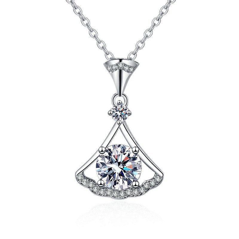 silver plated necklace