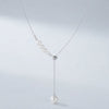 Y-Drop Accent Necklace