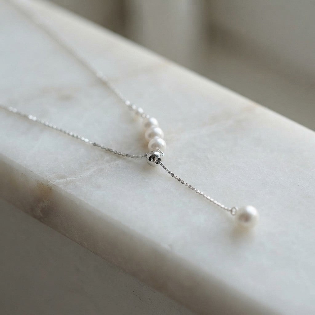 Y-Drop Accent Necklace