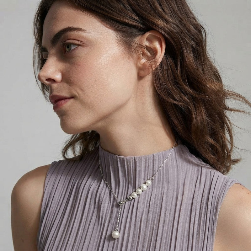 Y-Drop Accent Necklace