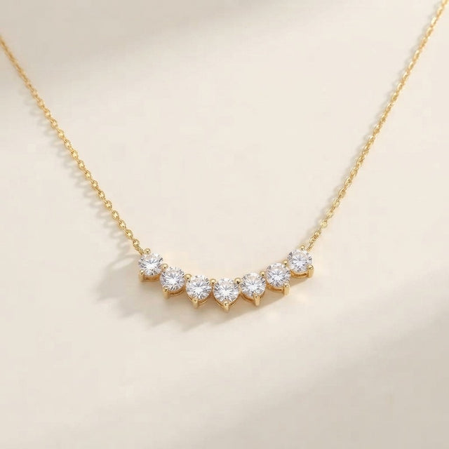 Zircon Smile Necklace
