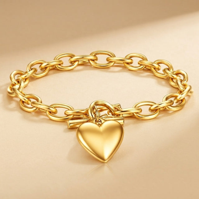 Heart Tag Bracelet