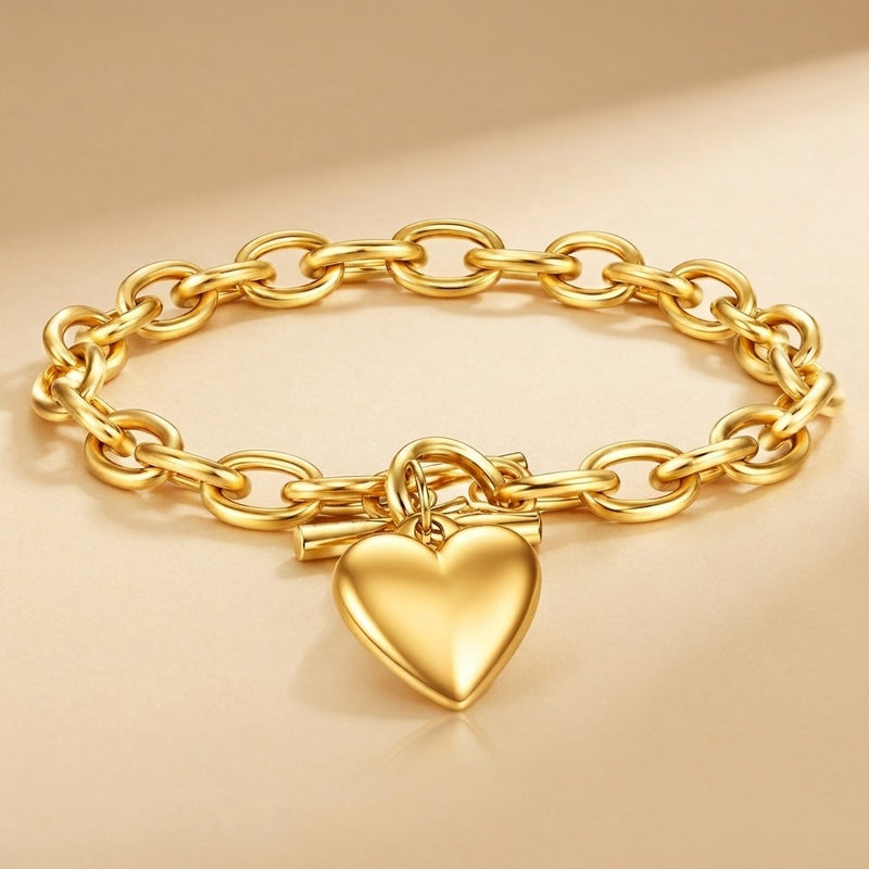 Heart Tag Bracelet